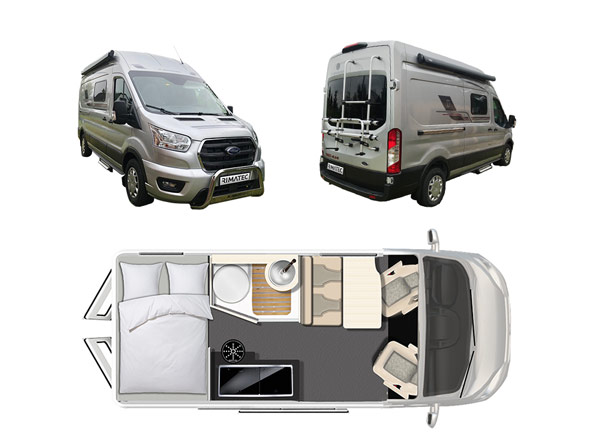 Obytný vůz Karmann Dexter 4×4 k pronájmu